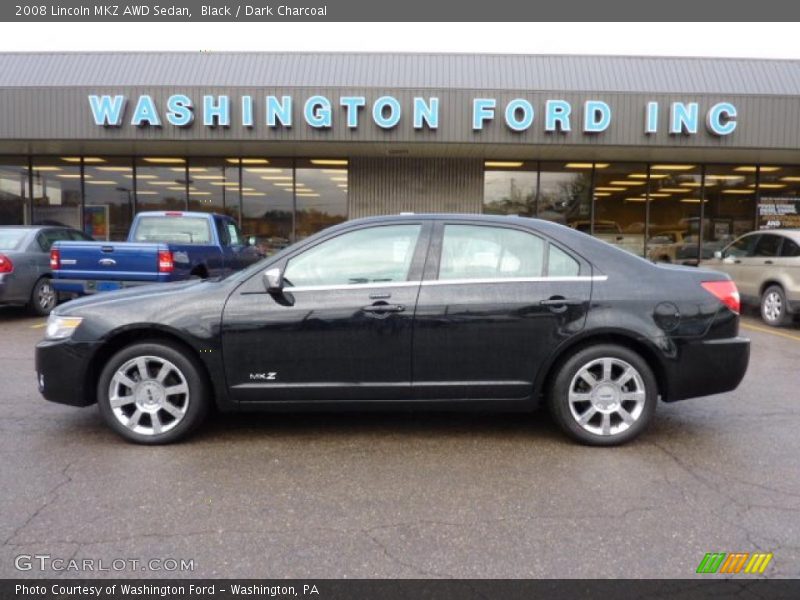 Black / Dark Charcoal 2008 Lincoln MKZ AWD Sedan