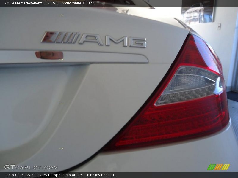 Arctic White / Black 2009 Mercedes-Benz CLS 550