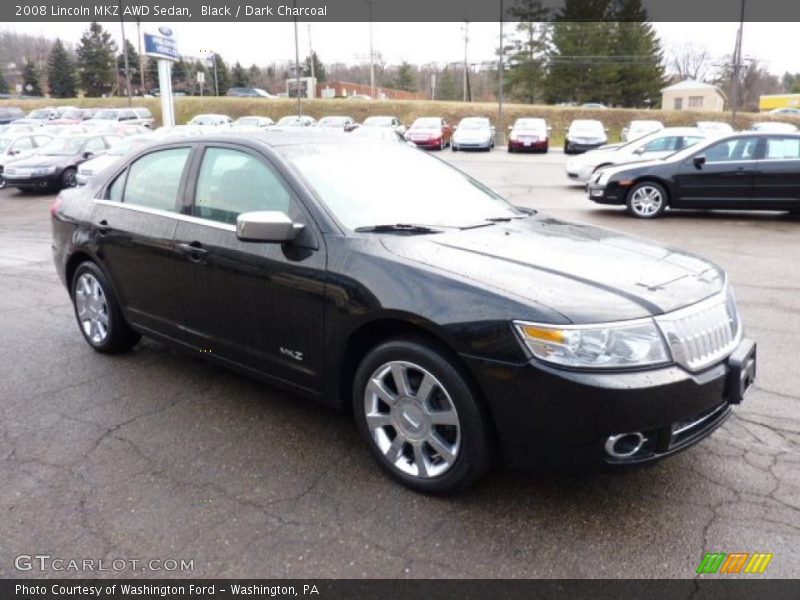 Black / Dark Charcoal 2008 Lincoln MKZ AWD Sedan
