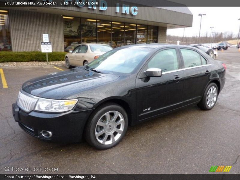 Black / Dark Charcoal 2008 Lincoln MKZ AWD Sedan