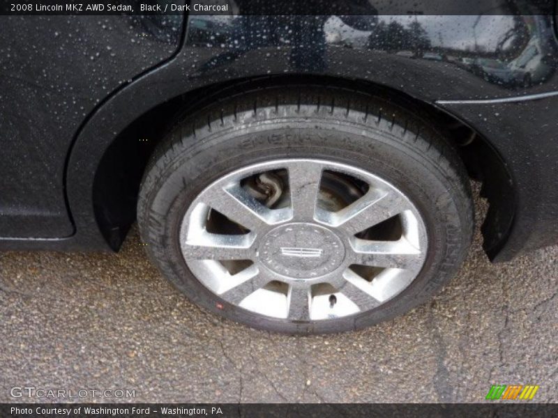 Black / Dark Charcoal 2008 Lincoln MKZ AWD Sedan