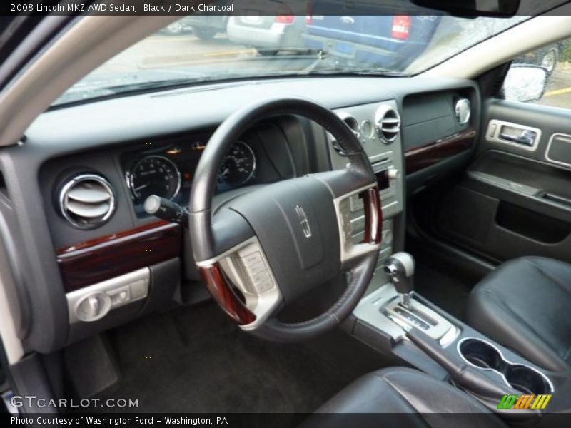 Black / Dark Charcoal 2008 Lincoln MKZ AWD Sedan