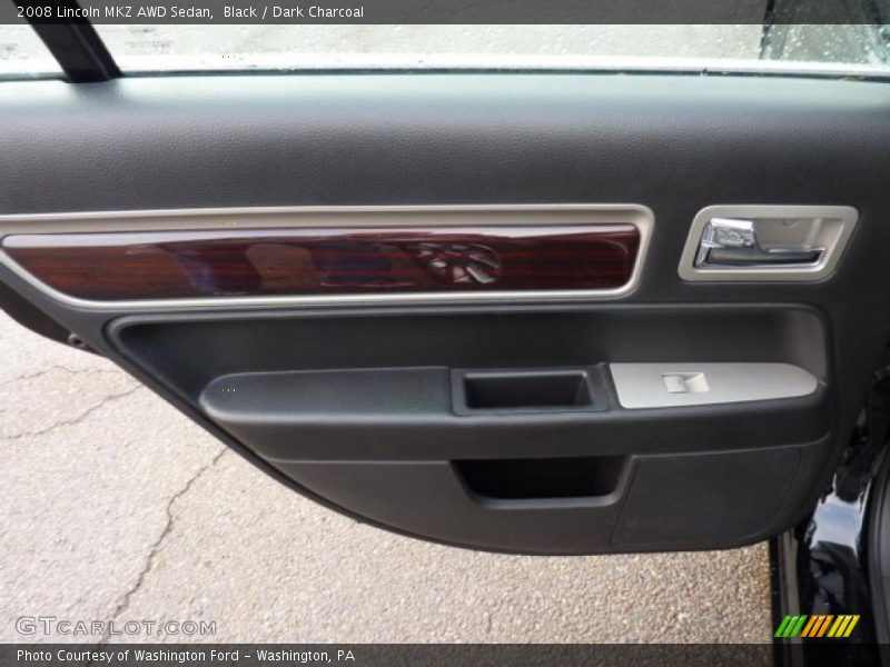 Black / Dark Charcoal 2008 Lincoln MKZ AWD Sedan
