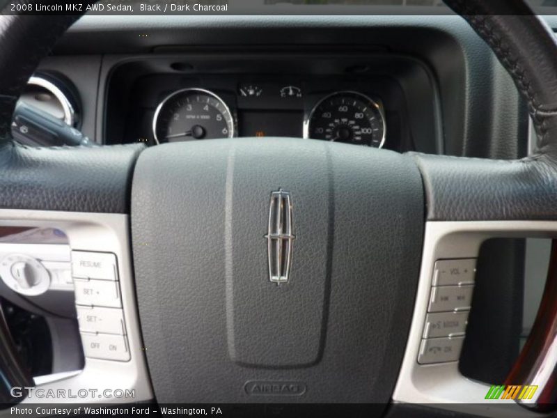 Black / Dark Charcoal 2008 Lincoln MKZ AWD Sedan