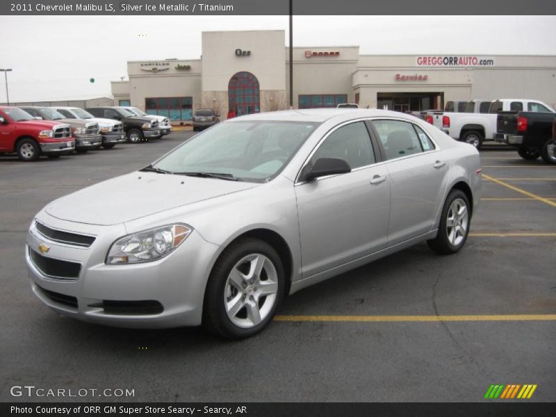 Silver Ice Metallic / Titanium 2011 Chevrolet Malibu LS
