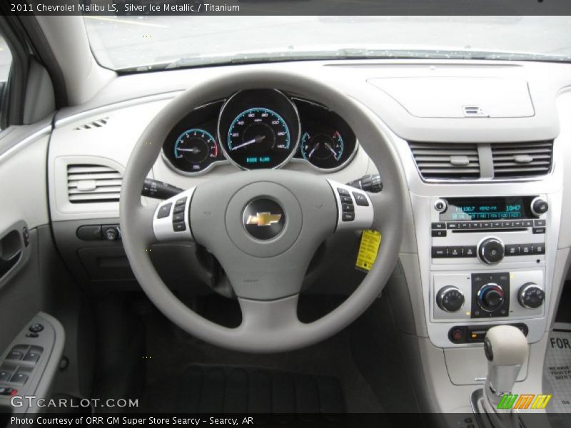 Silver Ice Metallic / Titanium 2011 Chevrolet Malibu LS