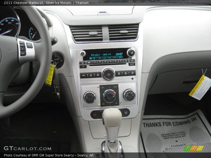 Silver Ice Metallic / Titanium 2011 Chevrolet Malibu LS