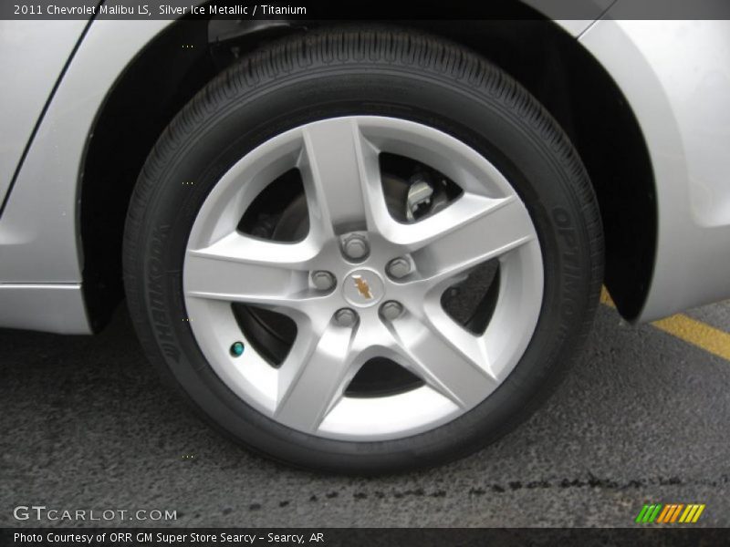 Silver Ice Metallic / Titanium 2011 Chevrolet Malibu LS