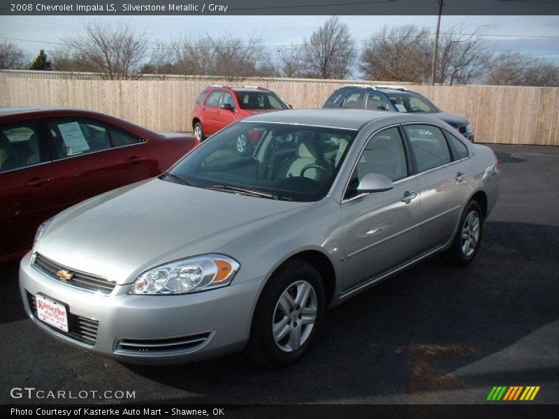 Silverstone Metallic / Gray 2008 Chevrolet Impala LS