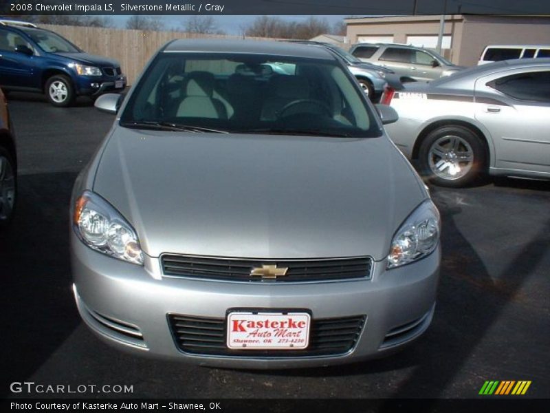 Silverstone Metallic / Gray 2008 Chevrolet Impala LS