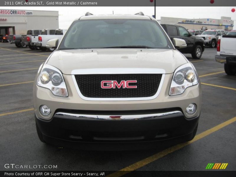 Gold Mist Metallic / Cashmere 2011 GMC Acadia SLT