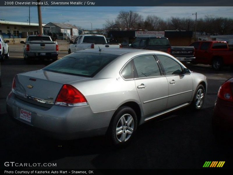 Silverstone Metallic / Gray 2008 Chevrolet Impala LS