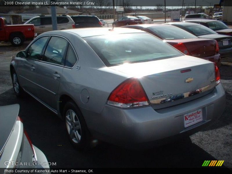 Silverstone Metallic / Gray 2008 Chevrolet Impala LS