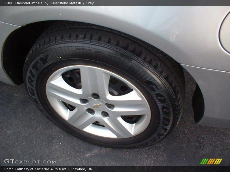 Silverstone Metallic / Gray 2008 Chevrolet Impala LS