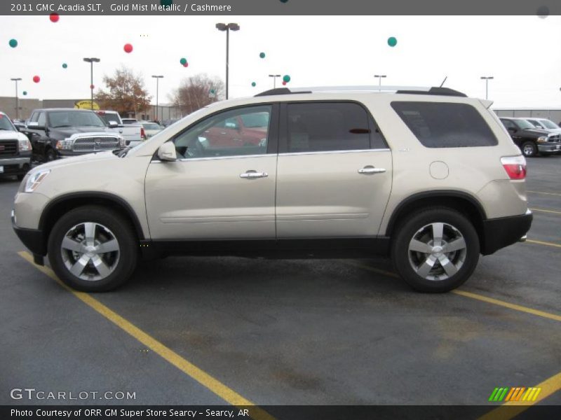 Gold Mist Metallic / Cashmere 2011 GMC Acadia SLT