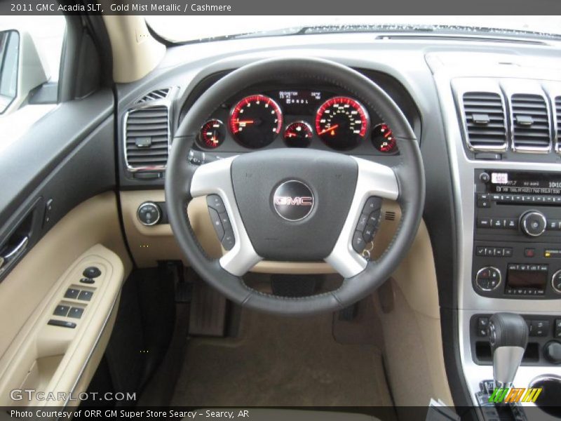 Gold Mist Metallic / Cashmere 2011 GMC Acadia SLT