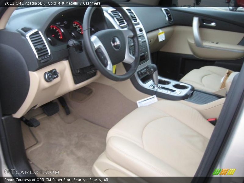 Gold Mist Metallic / Cashmere 2011 GMC Acadia SLT