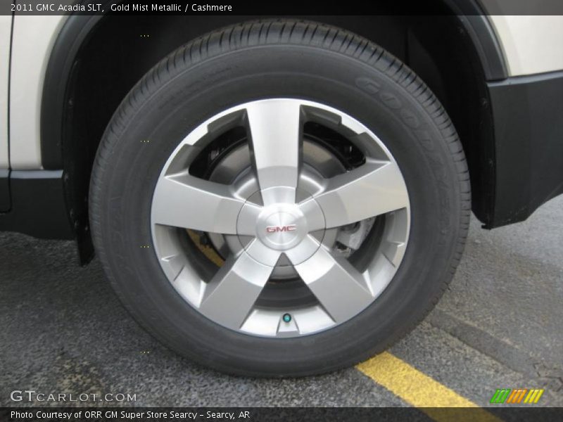 Gold Mist Metallic / Cashmere 2011 GMC Acadia SLT