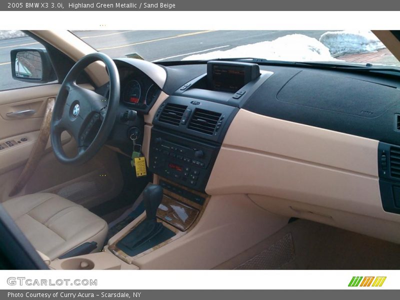 Highland Green Metallic / Sand Beige 2005 BMW X3 3.0i