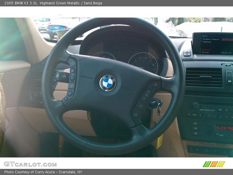 Highland Green Metallic / Sand Beige 2005 BMW X3 3.0i