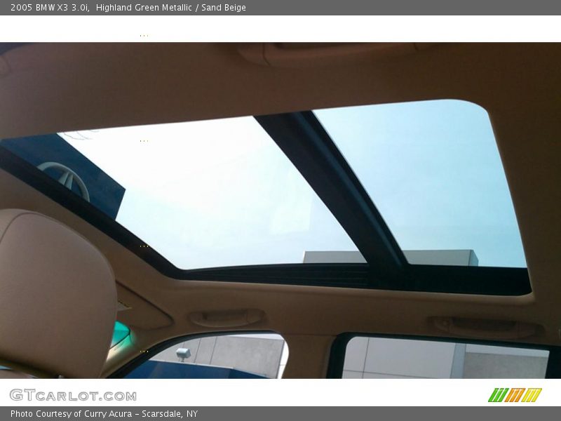 Highland Green Metallic / Sand Beige 2005 BMW X3 3.0i