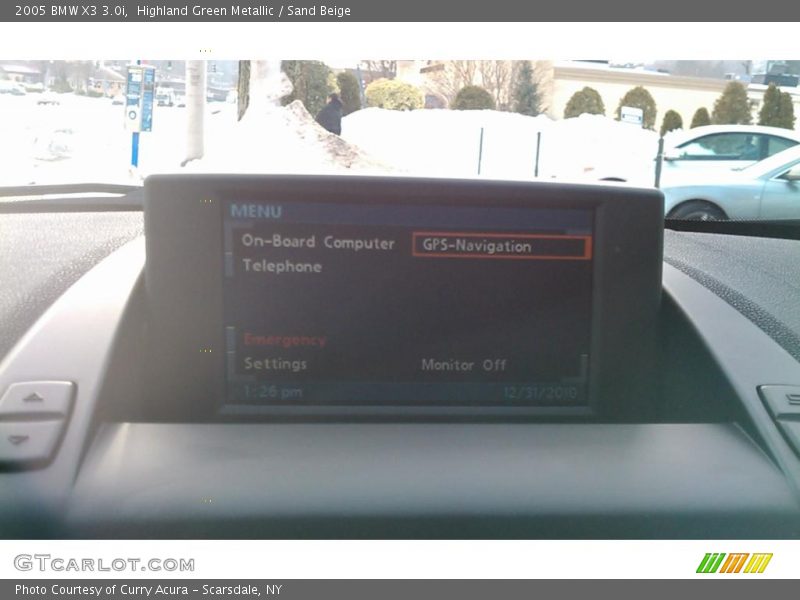 Highland Green Metallic / Sand Beige 2005 BMW X3 3.0i