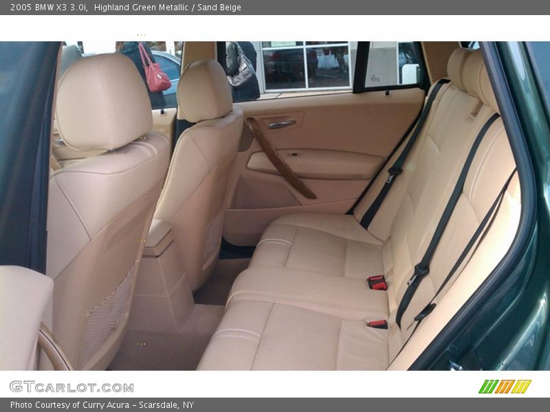 Highland Green Metallic / Sand Beige 2005 BMW X3 3.0i