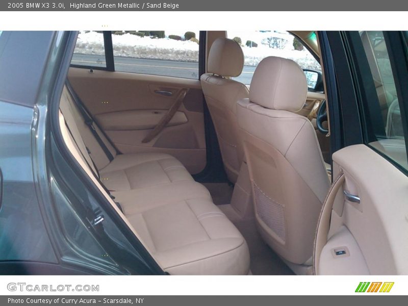 Highland Green Metallic / Sand Beige 2005 BMW X3 3.0i