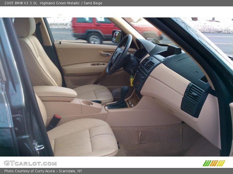 Highland Green Metallic / Sand Beige 2005 BMW X3 3.0i