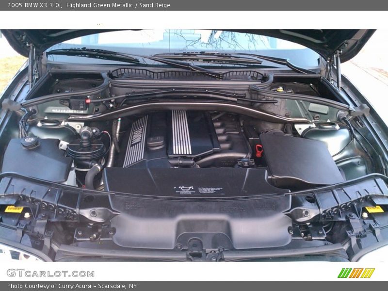 Highland Green Metallic / Sand Beige 2005 BMW X3 3.0i