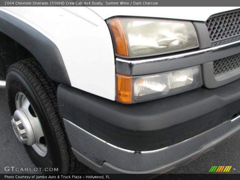 Summit White / Dark Charcoal 2004 Chevrolet Silverado 3500HD Crew Cab 4x4 Dually