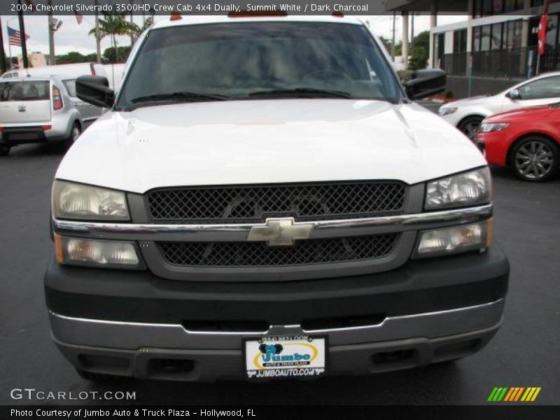Summit White / Dark Charcoal 2004 Chevrolet Silverado 3500HD Crew Cab 4x4 Dually