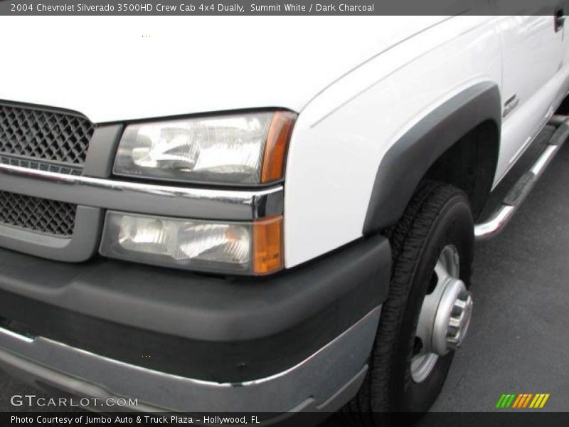 Summit White / Dark Charcoal 2004 Chevrolet Silverado 3500HD Crew Cab 4x4 Dually
