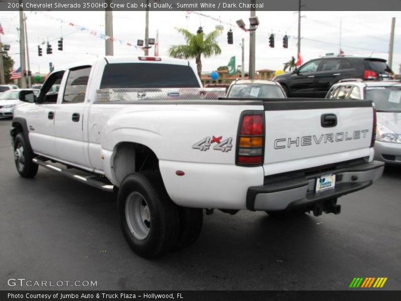 Summit White / Dark Charcoal 2004 Chevrolet Silverado 3500HD Crew Cab 4x4 Dually