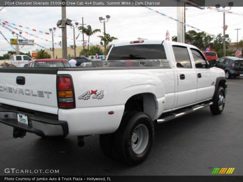 Summit White / Dark Charcoal 2004 Chevrolet Silverado 3500HD Crew Cab 4x4 Dually