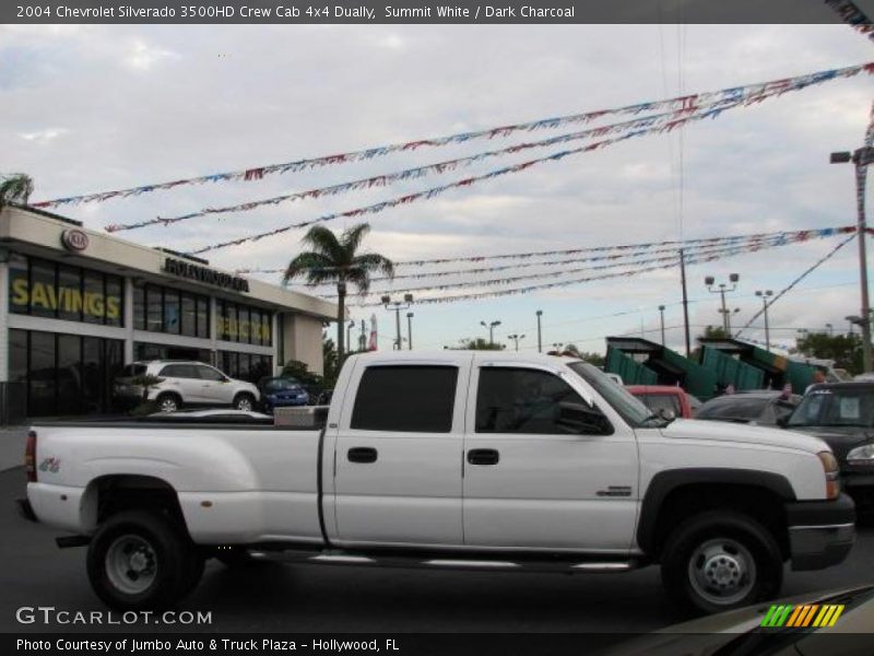 Summit White / Dark Charcoal 2004 Chevrolet Silverado 3500HD Crew Cab 4x4 Dually