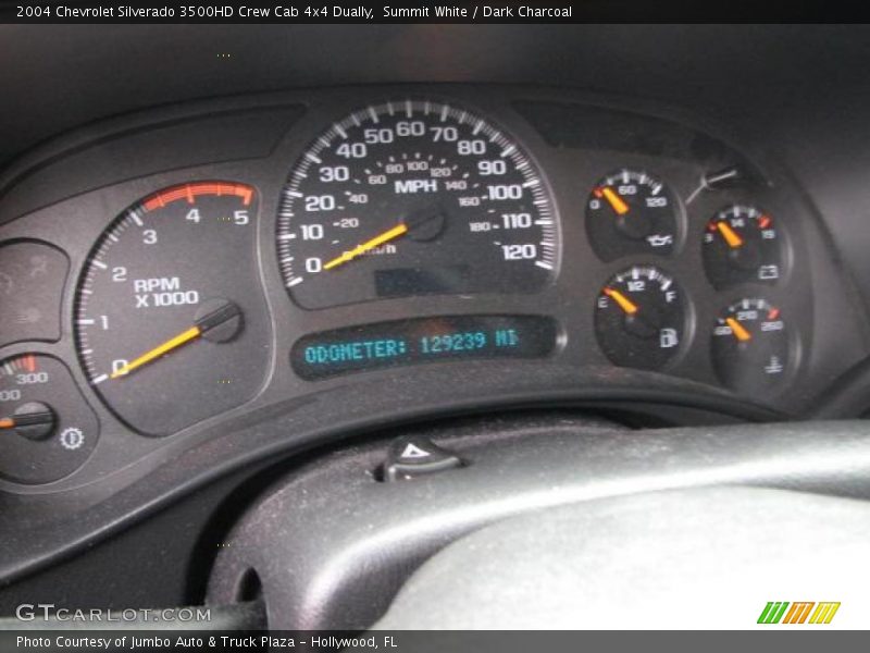 Summit White / Dark Charcoal 2004 Chevrolet Silverado 3500HD Crew Cab 4x4 Dually