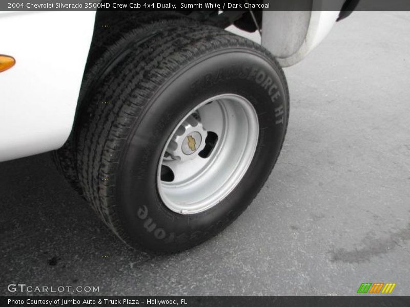 Summit White / Dark Charcoal 2004 Chevrolet Silverado 3500HD Crew Cab 4x4 Dually