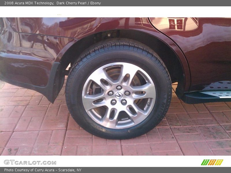 Dark Cherry Pearl / Ebony 2008 Acura MDX Technology