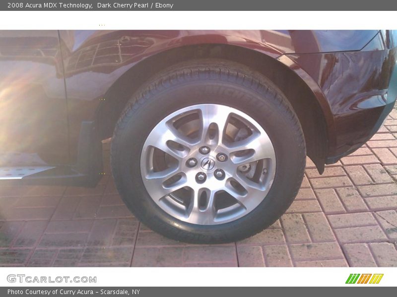 Dark Cherry Pearl / Ebony 2008 Acura MDX Technology
