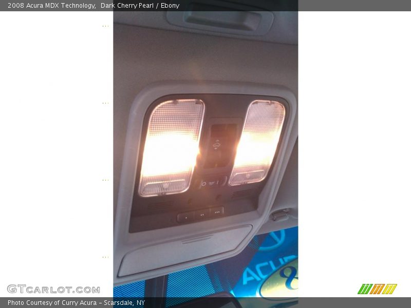 Dark Cherry Pearl / Ebony 2008 Acura MDX Technology