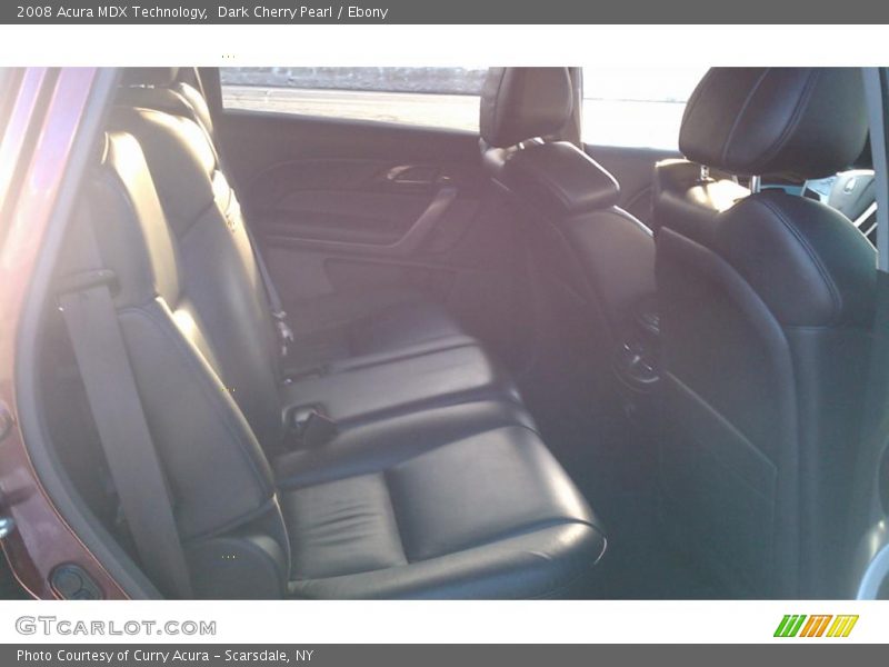 Dark Cherry Pearl / Ebony 2008 Acura MDX Technology
