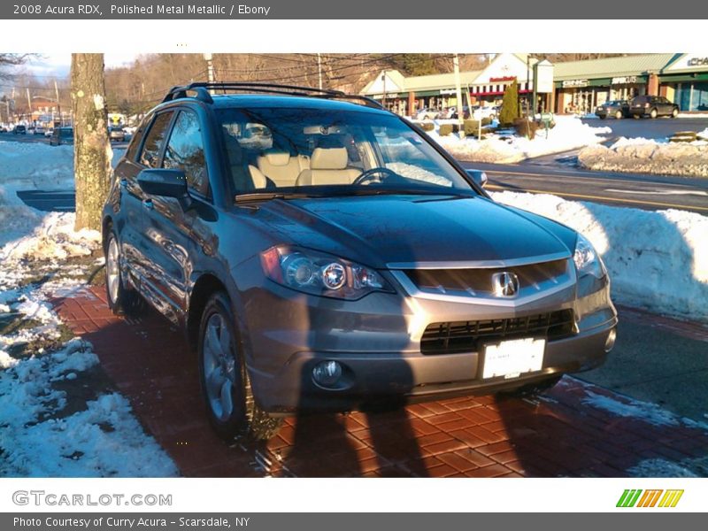Polished Metal Metallic / Ebony 2008 Acura RDX