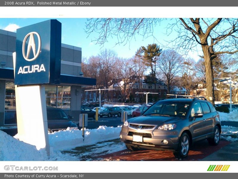 Polished Metal Metallic / Ebony 2008 Acura RDX
