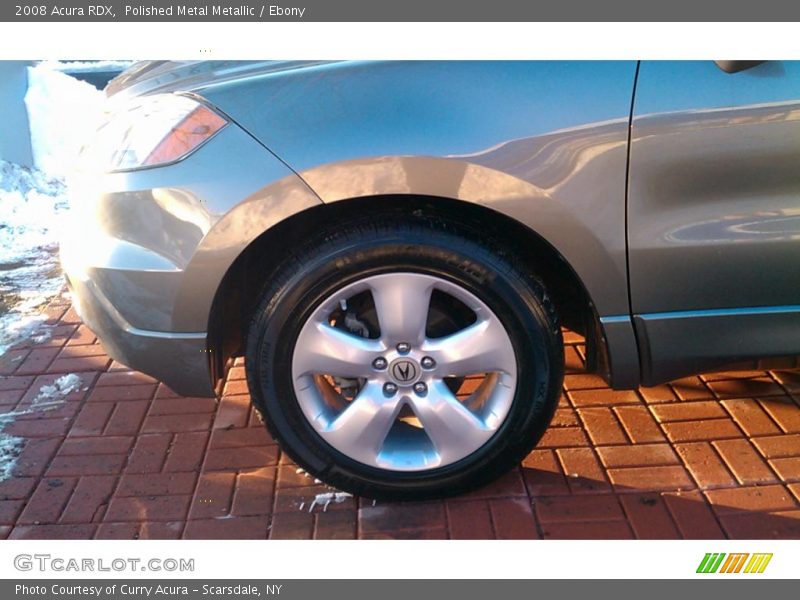 Polished Metal Metallic / Ebony 2008 Acura RDX