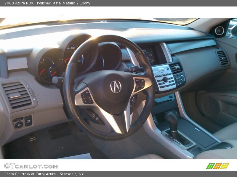 Polished Metal Metallic / Ebony 2008 Acura RDX