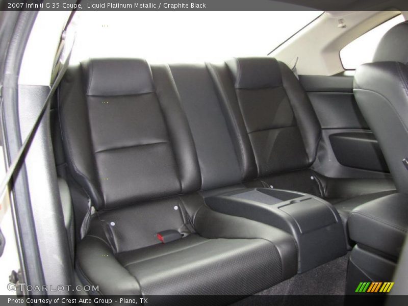 Liquid Platinum Metallic / Graphite Black 2007 Infiniti G 35 Coupe