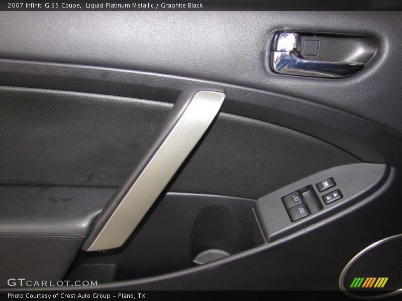 Liquid Platinum Metallic / Graphite Black 2007 Infiniti G 35 Coupe