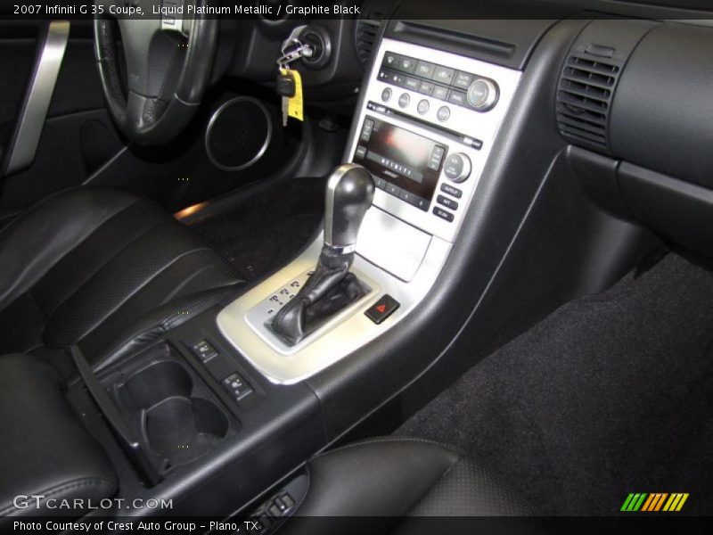 Liquid Platinum Metallic / Graphite Black 2007 Infiniti G 35 Coupe