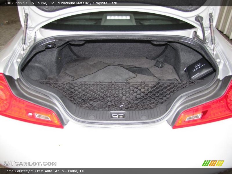 Liquid Platinum Metallic / Graphite Black 2007 Infiniti G 35 Coupe